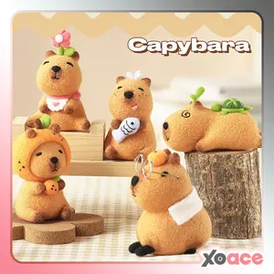 DIY Kit Animal Felt Wool Needle Poke Kerajinan Boneka Capybara Binatang Lucu