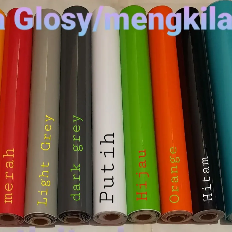 Stiker skotlet motor glossy/mengkilap harga permeter Glossy Motorcycle
