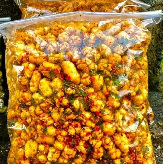 500 gr pilus  tik tak kencur pedas daun jeruk Cemilan Cikur