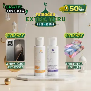 FKSKIN Body Serum HB Kelupas Platinum GOLD SPARKLING Dosting Ungu BPOM Aman Busui Bumil