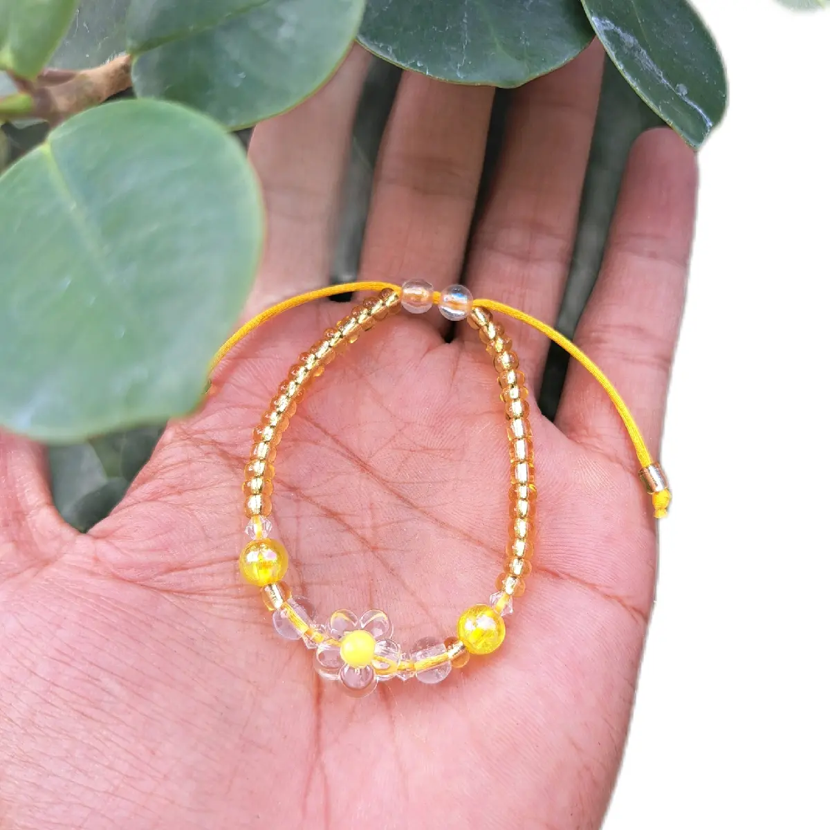gelang manik-manik kombinasi monte mawar