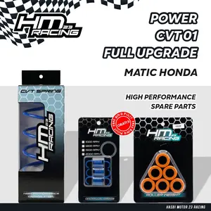 POWER CVT 01 PAKET CVT FULL UPGRADE (ALL MATIC HONDA) PAKET KIRIAN, AKSELERASI HARIAN, TOURING MATIC, Motorcycle Roller Speed Mesin Asli