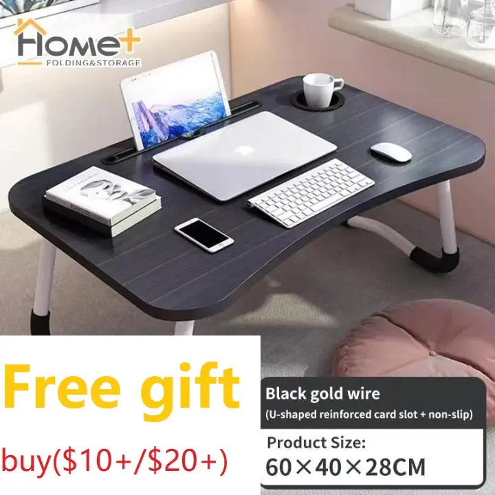 HOME+ Multi-purpose Foldable Laptop Table Lazy Table Bed Table