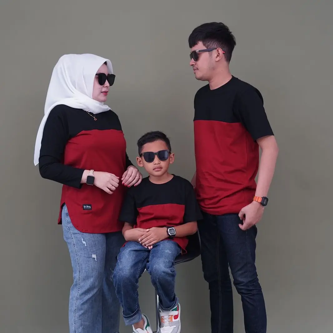 Kaos couple Six Diary  Atasan kaos couple family set kaos Wanita Kaos Oval Kombinasi Viral Six Diary Terbaru Dewasa Polos Harga Satuan