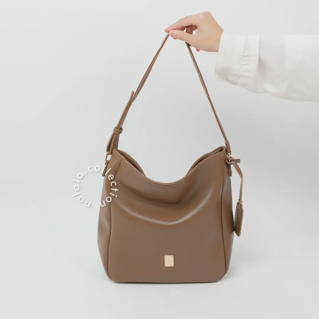 Nalala Tas Kulit Totebag Wanita Style Cewek Korea Kekinian kode Nayyara