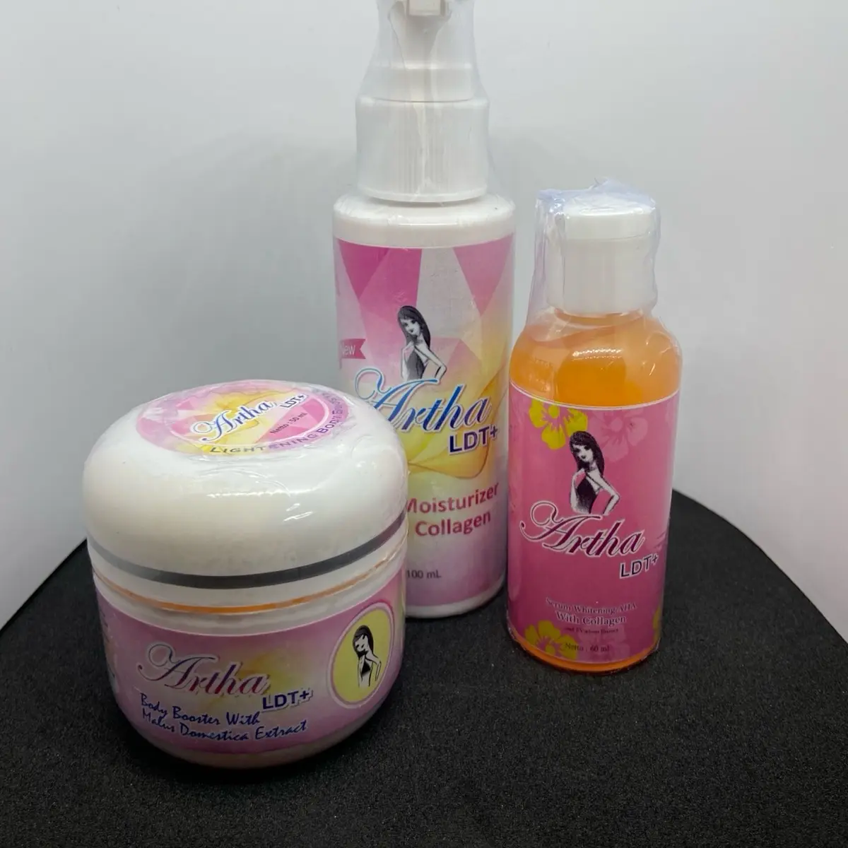 SALE !!!  Paket Bodycare Artha LDT Glow Up serum AHA
