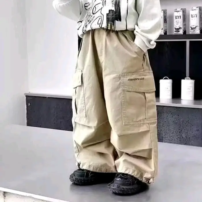Celana Baggy Pants Anak Laki-Laki dan  Perempuan Model Vintage Retro Distro   Terbaik Fashion anak