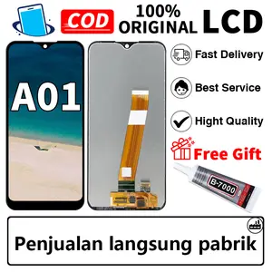 LCD A01  Fullset Ori Layar asli Touchscreen