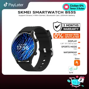 SKMEI B53S | jam tangan pintar | heart rate tracker | jam tangan wanita pria | kalkulator | fashion  Bluetooth Smartwatch | Strava