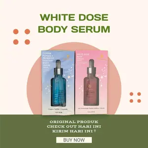 READY WHITE DOSE BODY SERUM PINK PENCERAH Tubuh