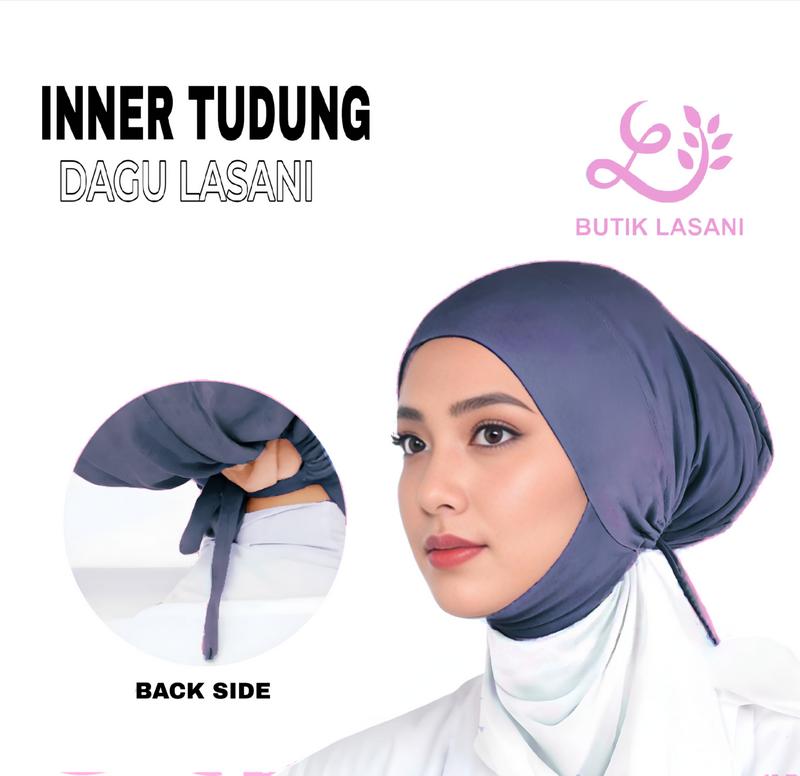 LASANI Inner Tudung Dagi Tali Dagu Anak Tudung Material Soft Cotton Ikat Berhijab Wanita Free Size Dewasa Kanak2 Selesa Dipakai Tidak Panas Mother