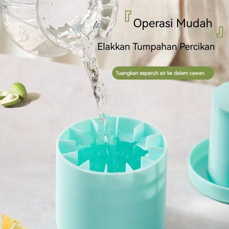 Acuan Ais Picit, Acuan Kiub Ais Pembeku Pantas, Cawan Pembuat Ais, Bekas Ais Rumah, Baldi Ais, Bekas Silinder Penyimpanan Ais