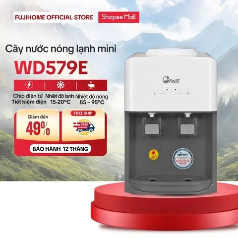 Cây nước nóng lạnh để bàn mini nhập khẩu, máy lọc nước uống trực tiếp an toàn tiết kiệm điện cho gia đình văn phòng