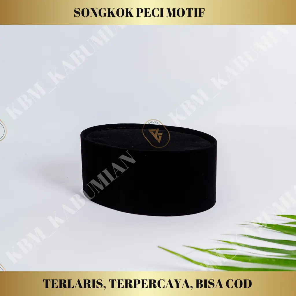 PECI SONGKOK KOPYAH HITAM POLOS! MURAH Custom Muslim Kopiah pecihitam Nyaman Dewasa Haji Motif Pria Santri Topi