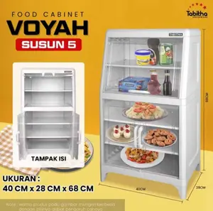 PROMO RAK MAKANAN VIRAL, RAK VOYAH SUSUN 5 VIRAL RAK VOYAH SUSUN5
