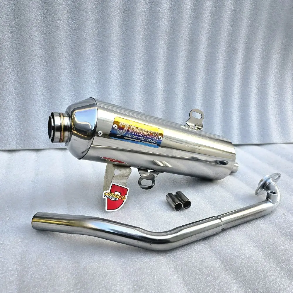 Knalpot Standar Racing JIMSCO Original Pipa 26-28mm Nmax Aerox PCX Vario Beat Mio X ride Lexi Genio copy cms Motor Mesin Motorcycle Pangkon Tabung