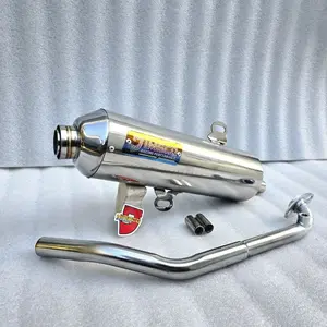 Knalpot Standar Racing JIMSCO Original Pipa 26-28mm Nmax Aerox PCX Vario Beat Mio X ride Lexi Genio copy cms Motor Mesin Motorcycle Pangkon Tabung