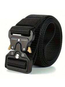 Cinturón táctico para deportes al aire libre, correas de nylon multifuncionales, hebilla de liberación rápida duradera, accesorios para senderismo y camping, regalos para hombres