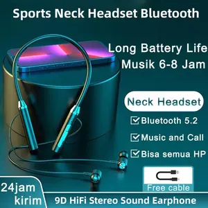 Headset Bluetooth TWS K21 Headphone Nirkabel earphone Bluetooth Olahraga Earbud Magnetik In-Ear Earphone Tahan Keringat Dengan Mic Hifi Super Bass Stereo Earphone Earphone Asli Pengurangan Kebisingan Headphone