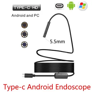 Cahaya Bundaran - JWHCAM Kamera Endoskopi Industrial Endoscope Type C 3M Cable 480P - AN98A