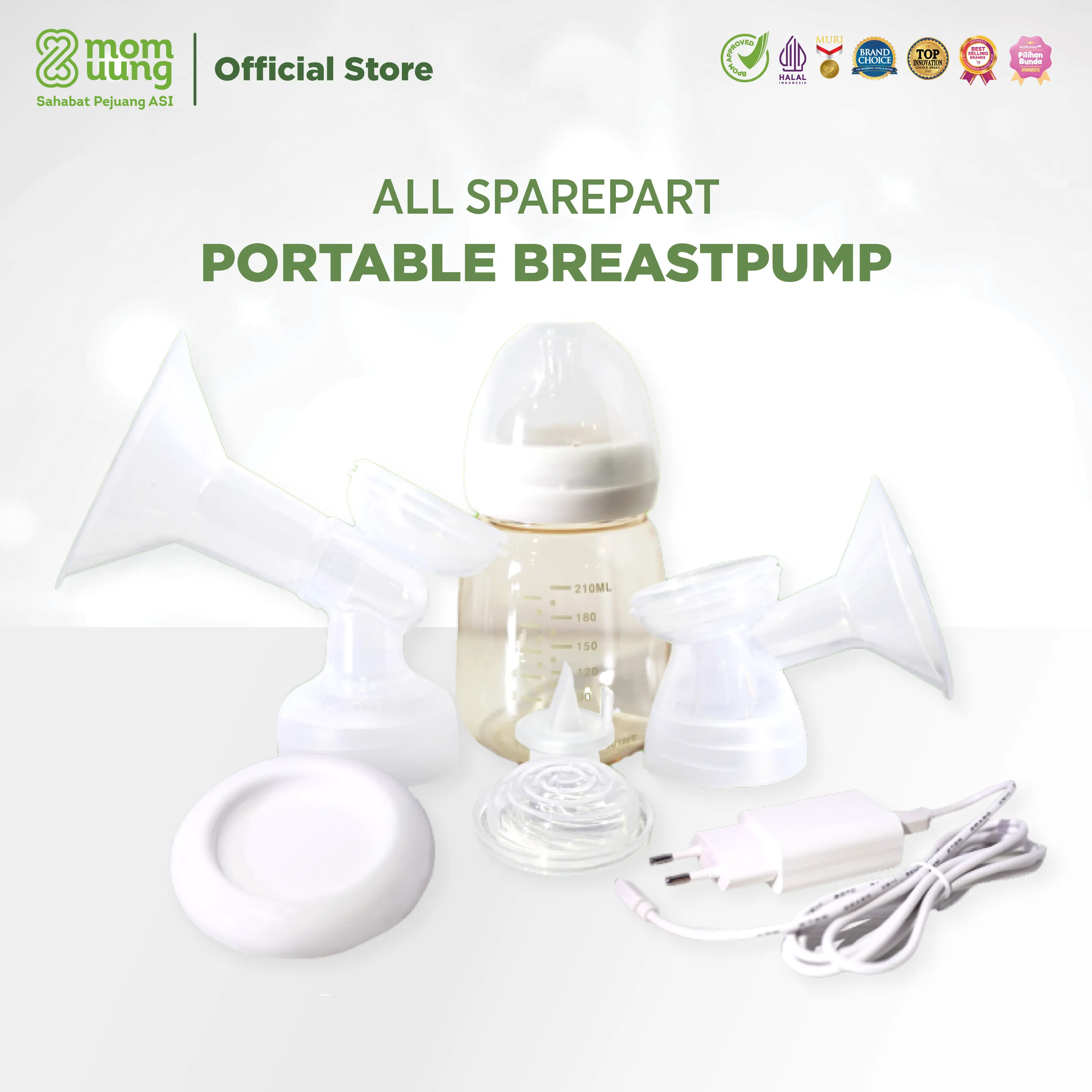 [SPAREPART PORTABLE] Mom Uung Sparepart Breastpump Portable (1)