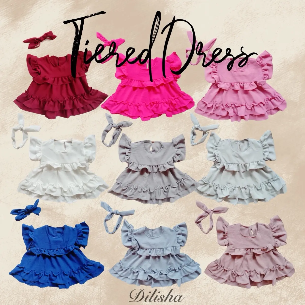 Dilisha - Baby Tiered Dress #1