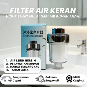 Filter Keran Air Universal Bahan Katun PP 1/2 Inch Kepadatan Tinggi Untuk Dapur / Kamar Mandi