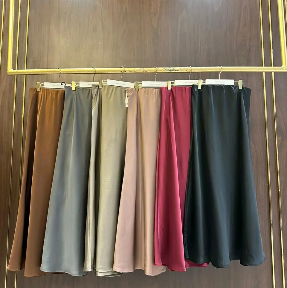 SATIN SKIRT DOFF ORI BY SHELLASAUKIA