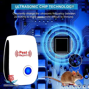 PEST REJECT Riddex Ultrasonic Ultrasonik Alat Pengusir Pembasmi Hama Tikus Serangga Nyamuk Lalat Kecoa Listrik Elektrik