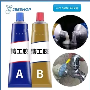 Lem Besi Thailand Super Kuat Tahan panas Serbaguna AB Epoxy Lem Besi AB Tahan Panas multi fungsi industrial Repair Glue Logam Resi Tangki