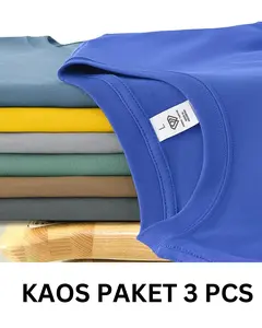HANESA FASHION KAOS PAKET 3PCS KAOS POLOS UNISEX HANESA FASHION KAOS PAKET 3PCS KAOS POLOS UNISEX