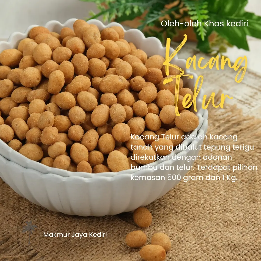 Kacang Telur Krispi Atom Murah 500 gram