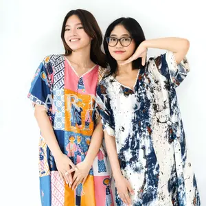 Daster Rumah Renda Sebetis Vol. 1 BUTEJO, MARBLE, SUNFLOWER Jumbo Arnisa