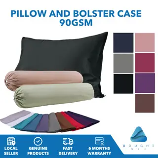 Pillow Case and Bolster Case 90gsm Microfibre Fabric Experience Luxurious Comfort Style