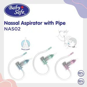 Baby safe Nassal Aspirator with mouth suction pipe /Alat Sedot Ingus Babysafe NAS02
