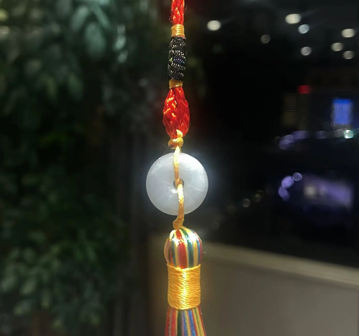 QA01 Jade Ping An Kou pendant