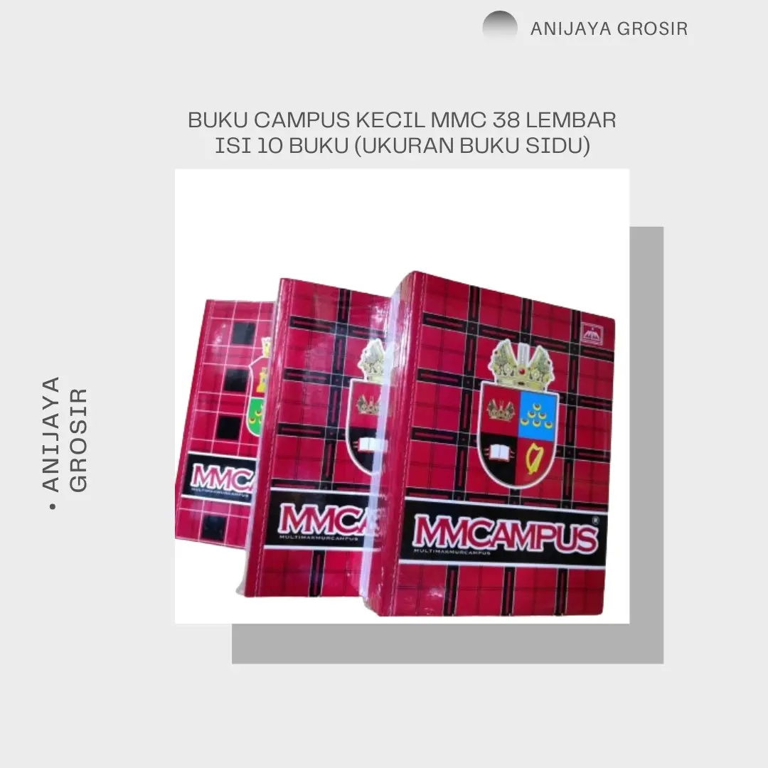 BUKU CAMPUS KECIL MMC 38 LEMBAR ISI 10 BUKU (UKURAN BUKU SIDU)