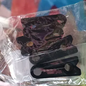 [Bosjie] 4Pcs Karet peredam getar untuk pengunci pintu mobil / Bantalan pengunci pintu peredam yang tebal dan tahan air