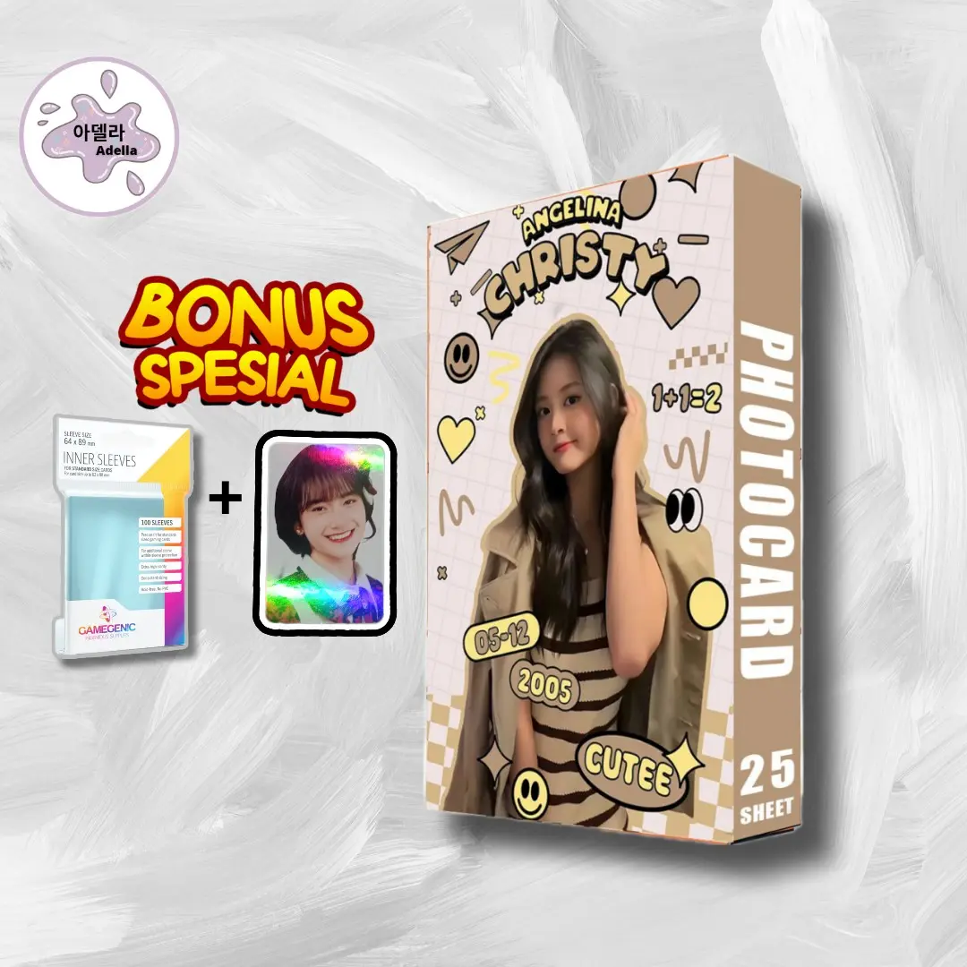 Selca Christy Jkt48 Photocard - 2 Sisi ( isi 25 pcs ) pc jkt48