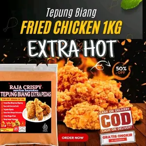 PROMO Tepung Biang 1 Kg Premix Extra Hot Ayam Fried Chicken Crispy Original Food