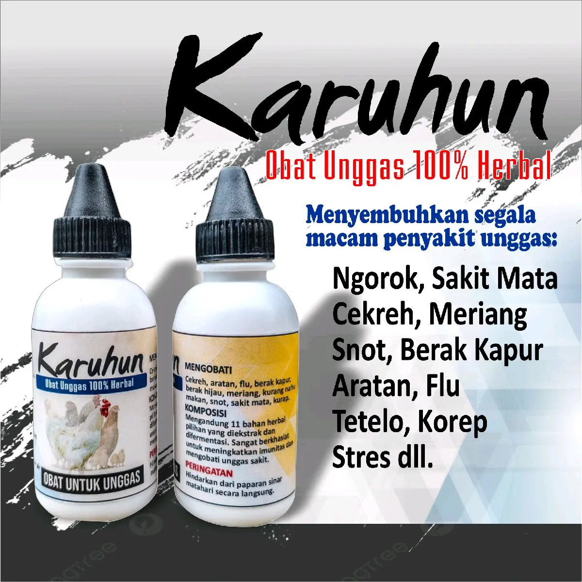 Obat Herbal Karuhun untuk Mengatasi Berbagai Jenis Penyakit pada Ayam