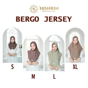 DAM X NISHRIN - Bergo Instan Jersey Premium