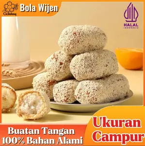 COD HALAL Biskuit Kue wijen buatan tangan, cocok untuk orang tua dan anak, jajanan sehat tanpa bahan tambahan, cita rasa lokal asli, renyah dan lezat, 1kg