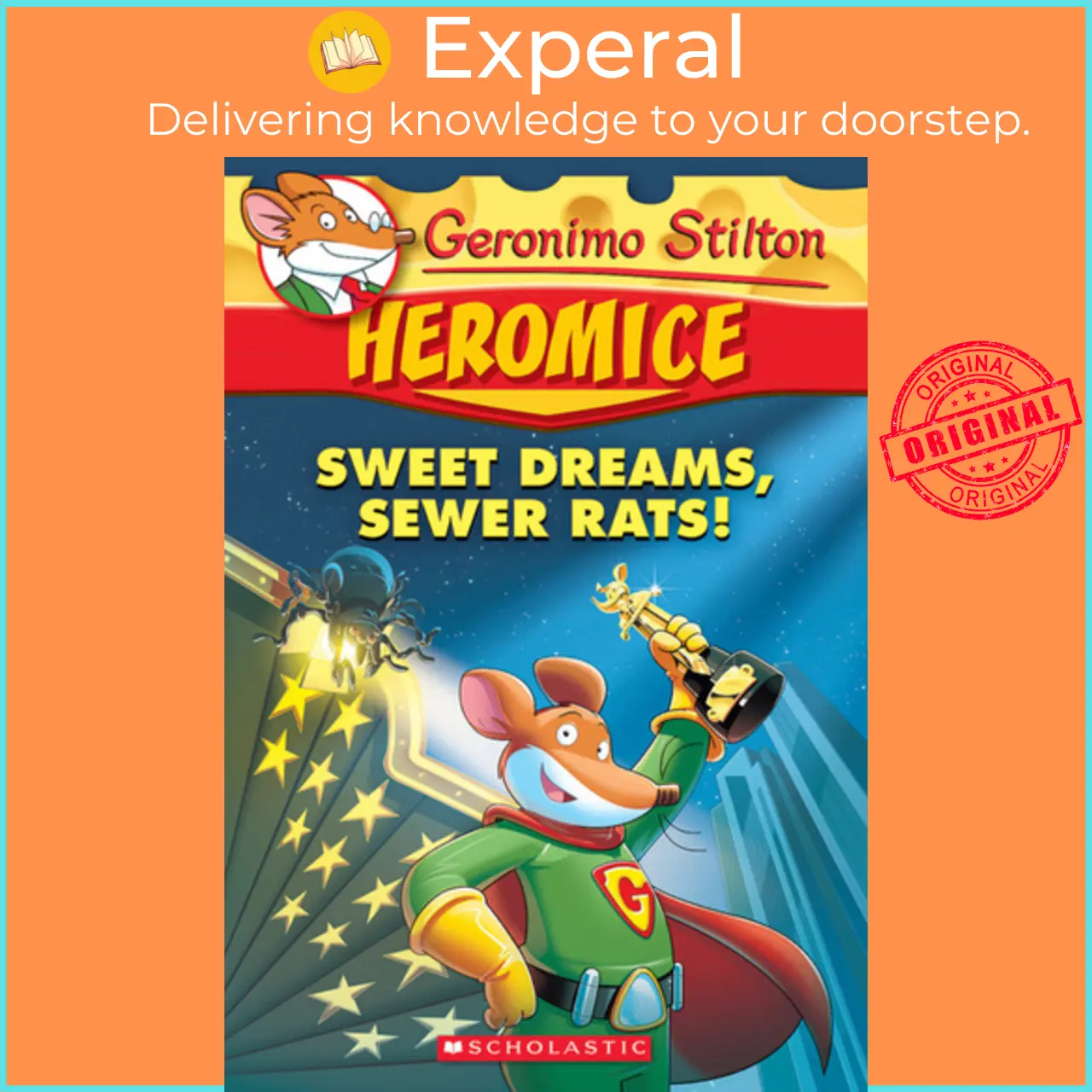 Geronimo Stilton Heromice #10: Sweet Dreams, Sewer Rats! by Geronimo Stilton (US edition, paperback) - 9781338182729