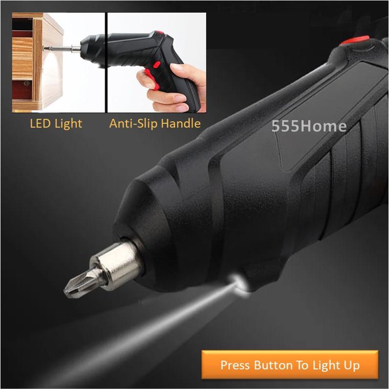 [SG] Mini Electric Screwdriver Set / USB Power Tool Kit / Cordless Drill Set / 3.6V / Lithium Battery
