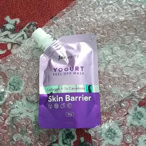 FAV Beauty Yogurt Peel Off Mask 100ml Acne Care Skin Barrier Firming Brightening Whitening With 5% Niacinamide + Tranexamic Acid