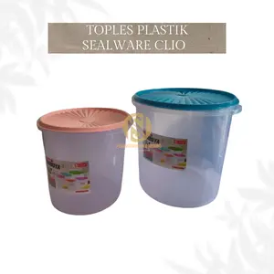 Clio Shibuya Sealware 5 dan 10 liter/Toples peyek 5liter/Toples kerupuk 5 dan 10 liter plastik