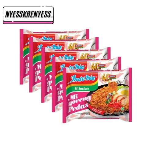 (5 PCS) Indomie Rasa Mi Goreng Pedas