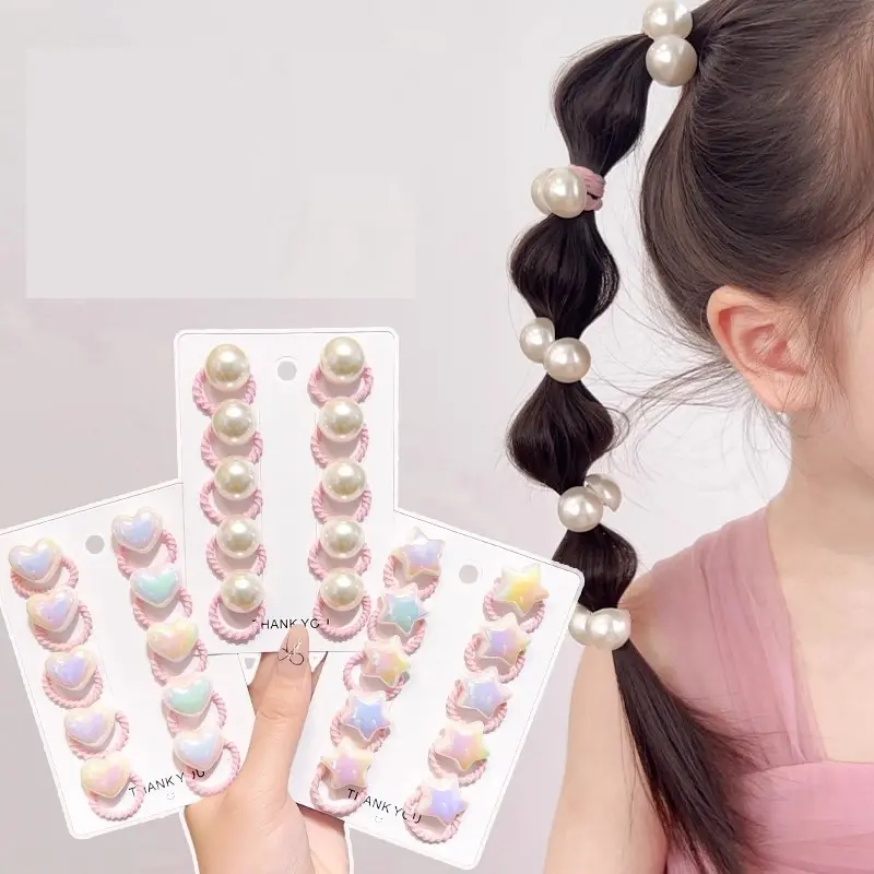 IKAT RAMBUT ANAK PEREMPUAN KUNCIRAN HAIR BAND ISI 10 PC CUTE GIRLY
