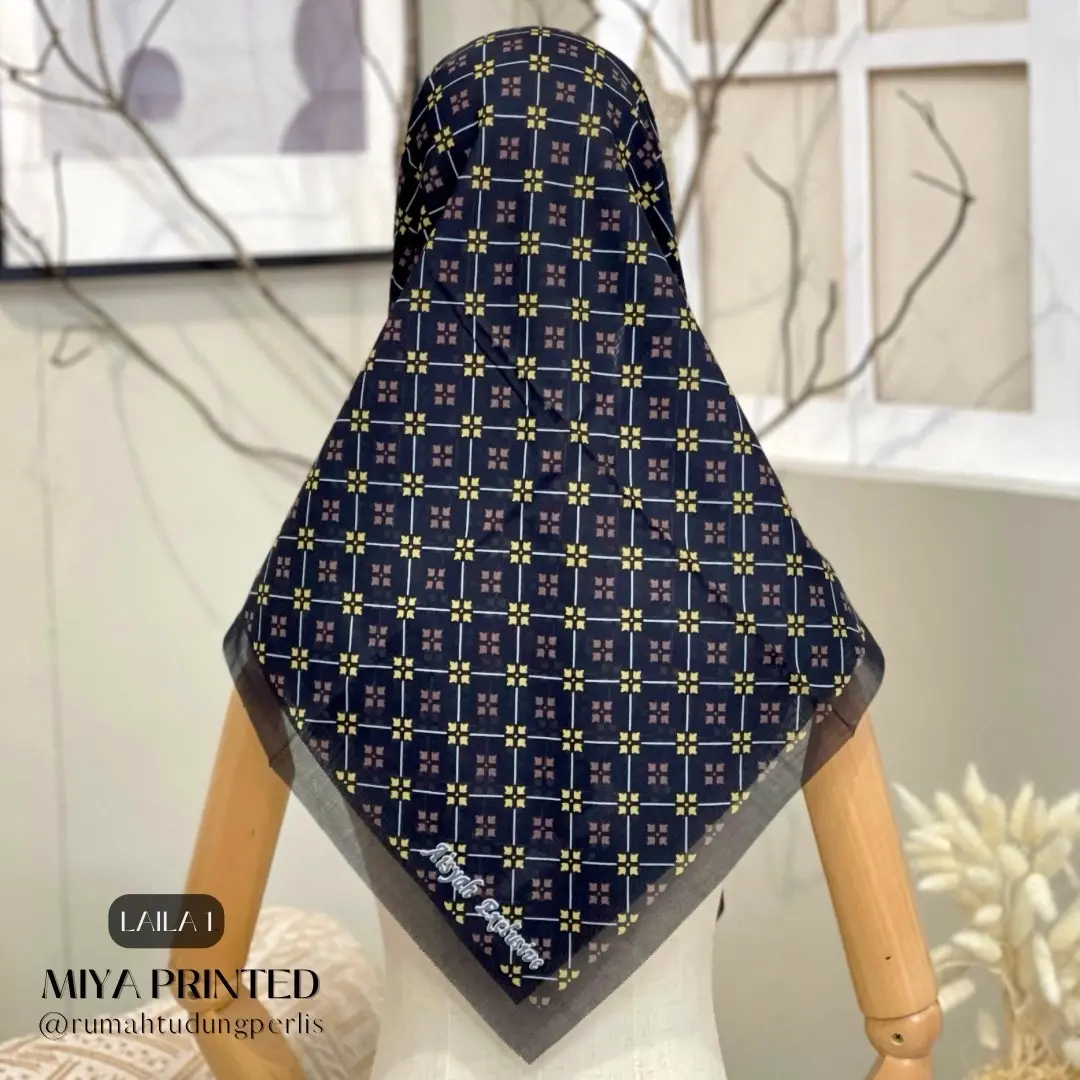 [LAILA] BAWAL COTTON PRINTED COTTON PREMIUM Square